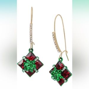 Betsey Johnson Present Earrings